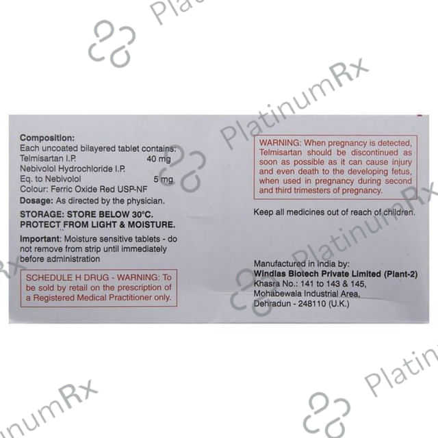 Telma NB 5/40mg Tablet 10s