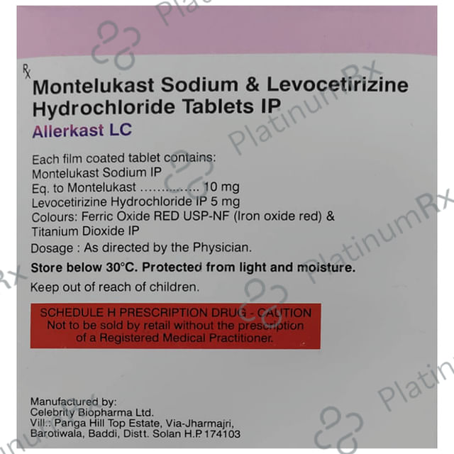 Allerkast LC 5/10mg Tablet 10s