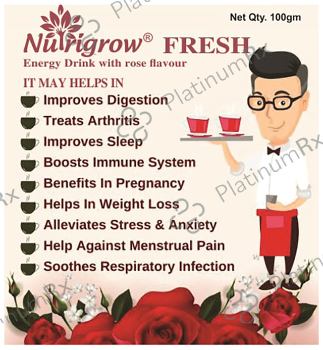 Nutrigrow Fresh Energy Drink Rose