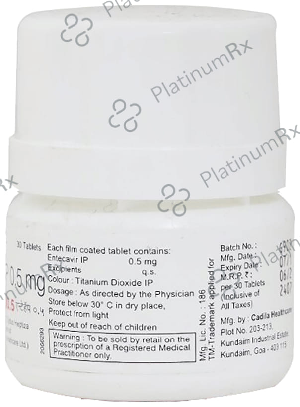Entehep 0.5mg Tablet 30s