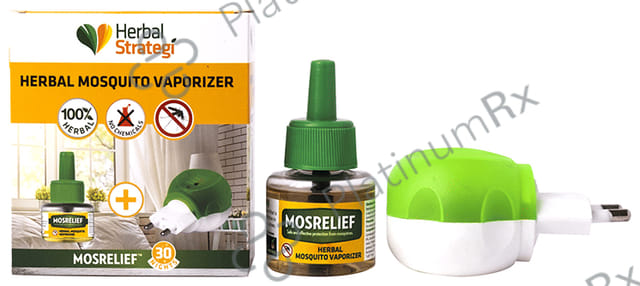 Herbal Strategi Mosrelief Herbal Mosquito Vaporizer Machine with Refill 40ml
