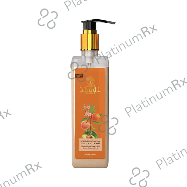 Vagad's Khadi Herbal Moisturising Lotion Peach and Avacado