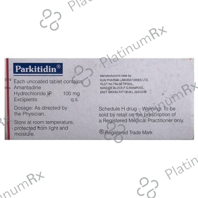 Parkitidin 100mg Tablet 10s