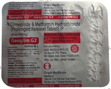 Geoglim G 2/500mg Tablet PR 15s