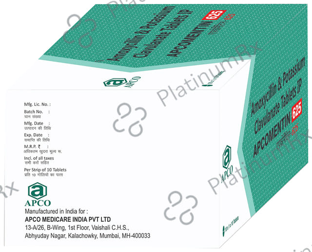 Apcomentin 625 Tablet