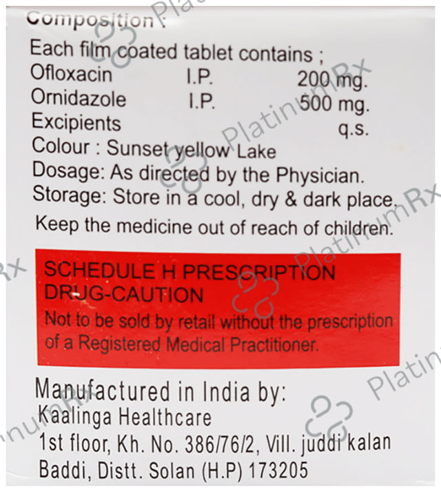 Zeoflox OZ 200/500mg Tablet 10s