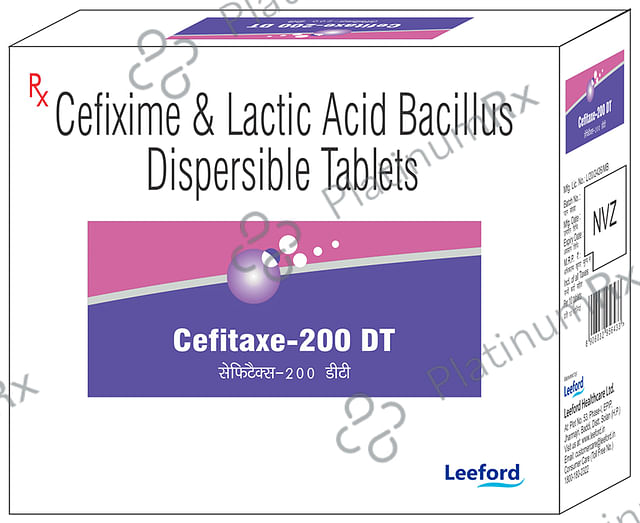 Cefitaxe 200mg/60M Tablet DT 10s