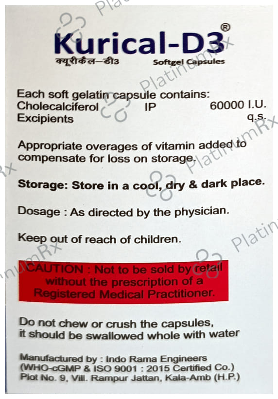Kurical-D3 Softgel Capsule