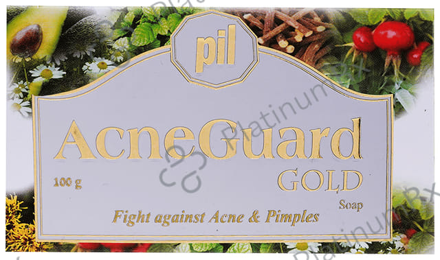 PIL Acneguard Gold Soap- Fight Against Acne & Pimples 3 Soap