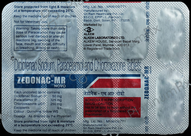 Zedonac MR Novo Tablet 10s