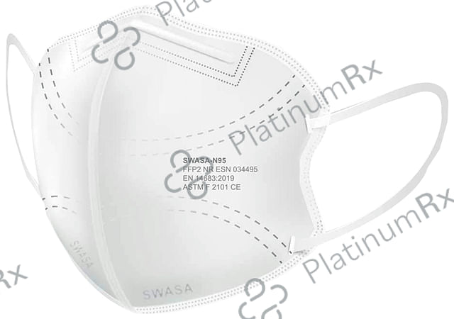 Swasa PM 2.5 N95 FFP2 Anti-Pollution Face Mask White 10 masks