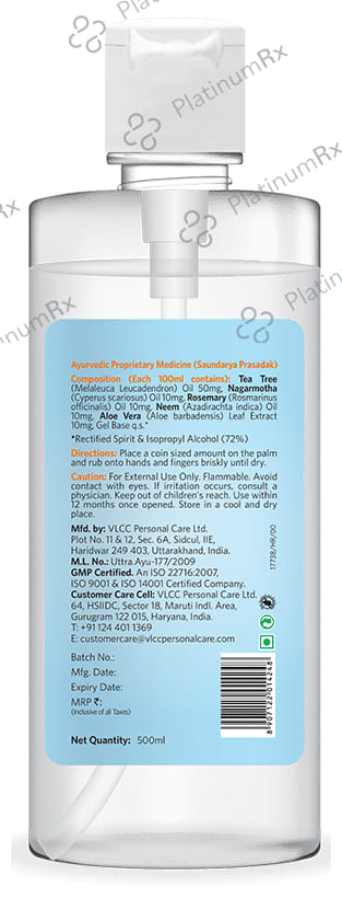 VLCC Natural Science Advanced Hand Sanitizer 500 ml