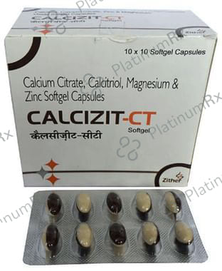 Calcizit CT Soft Gelatin Capsule 10s