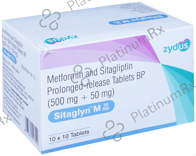 Sitaglyn M 50/500mg Tablet PR 10s