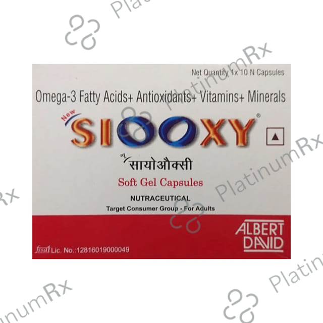 Siooxy Soft Gelatin Capsule