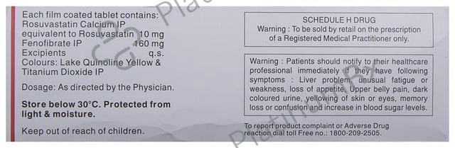 Novastat TG 10 160/10mg Tablet 15s