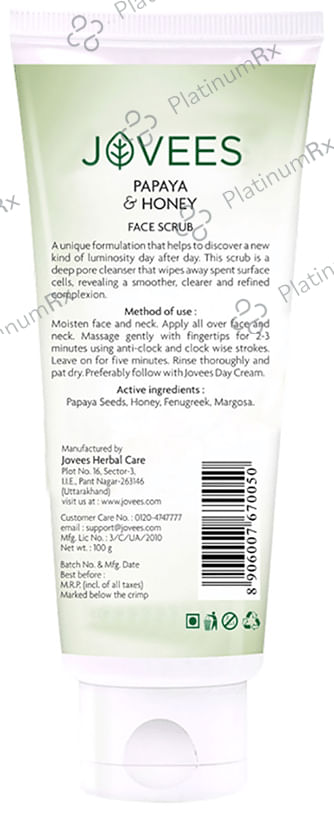 Jovees Papaya & Honey Face Scrub