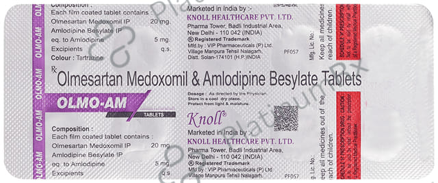Olmo AM 20mg/5mg Tablet 10s