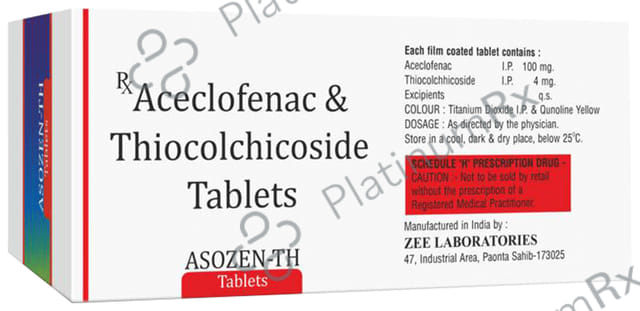 Asozen TH 100/4mg Tablet 10s
