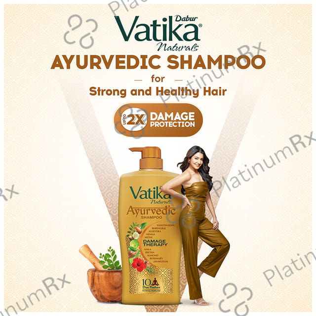 Dabur Vatika Naturals Ayurvedic Shampoo