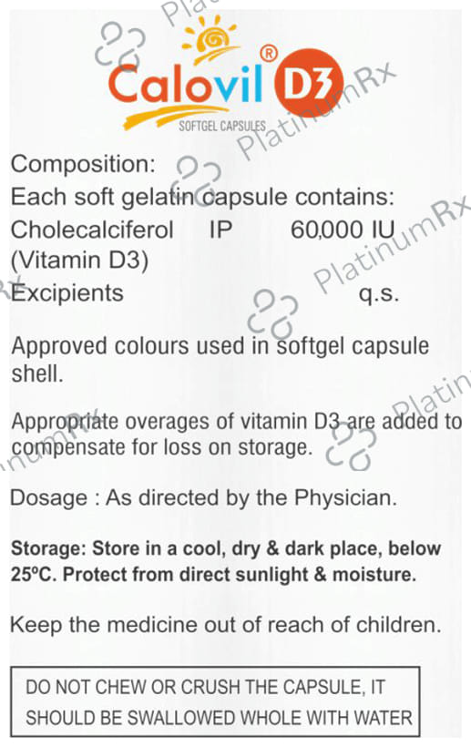 Calovil D3 Softgel Capsule