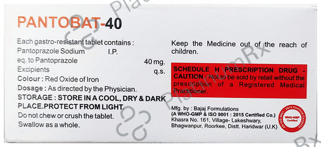 Pantobat 40 Tablet