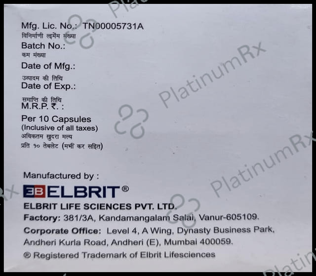 Rozula Gold 10/75/75mg Capsule 10s