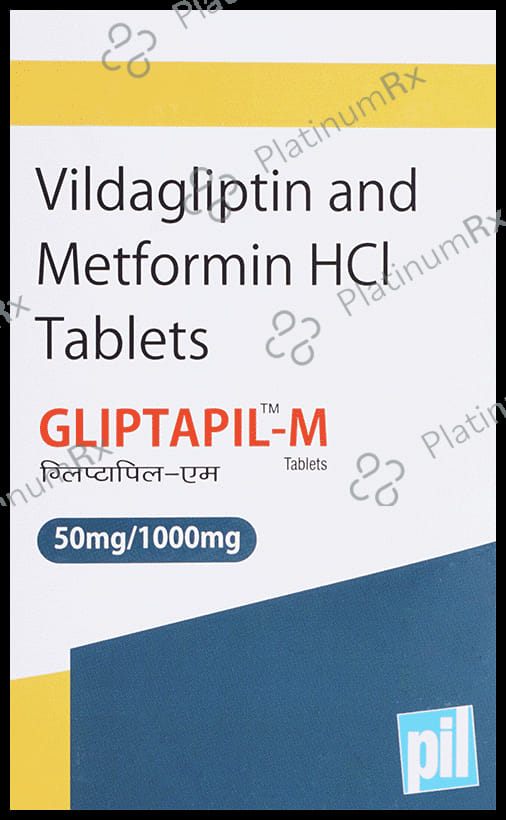 Gliptapil M 1000/50mg Tablet 10s