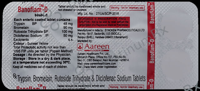 Banoflam D Tablet 10s