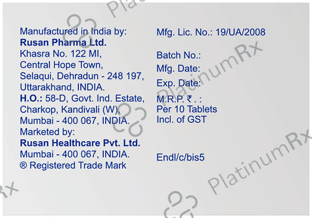Bisocar 5mg Tablet 10s