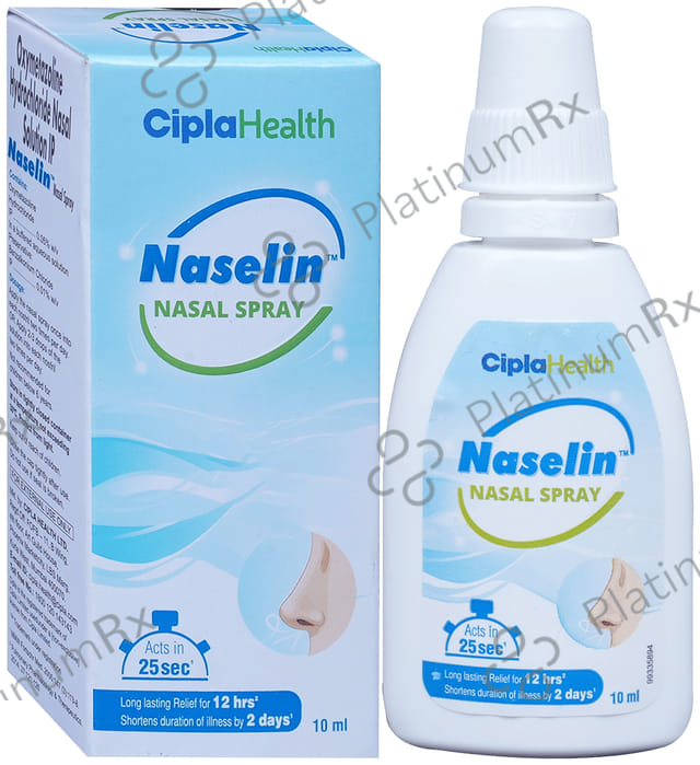 Naselin 0.05% Nasal Spray 10ml