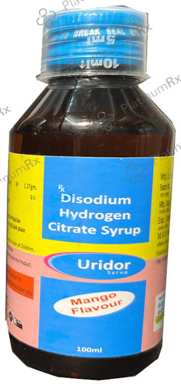 Uridor 1.14gm Mango Flavour Syrup 100ml