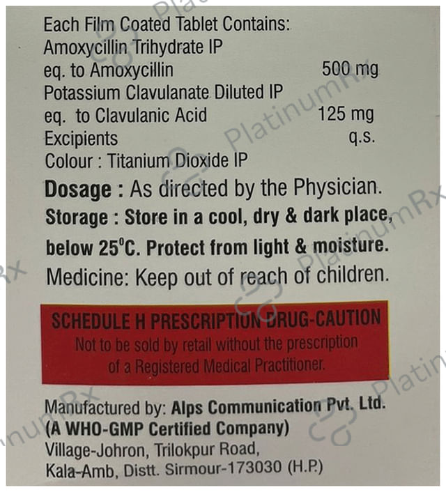 Amtum-CV 625 Tablet