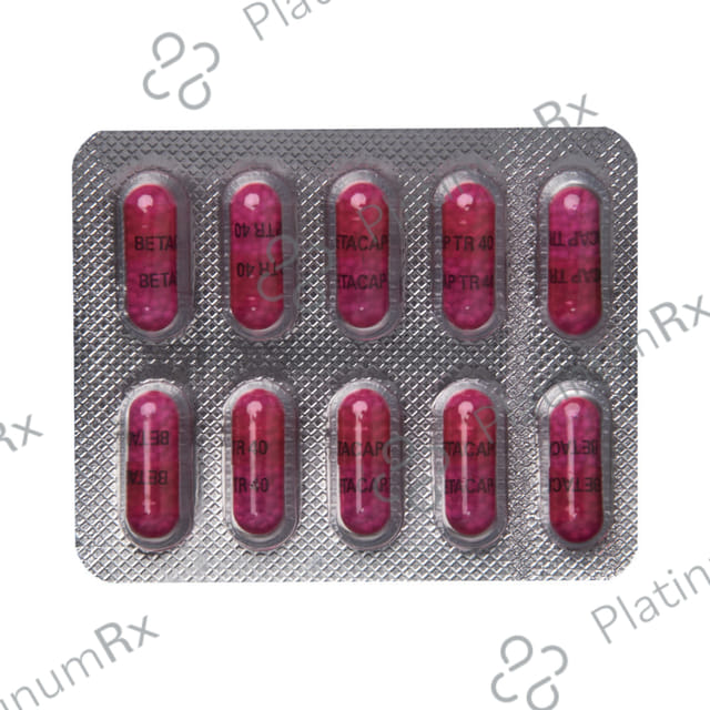 Betacap TR 40mg Capsule PR 10s