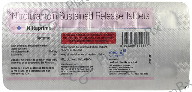 Niftaprime 100mg Tablet