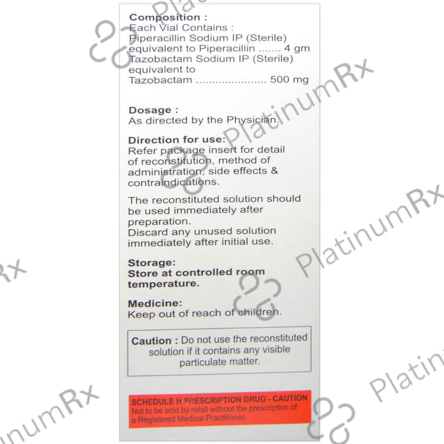Tazoren 4000/500mg Injection 1s