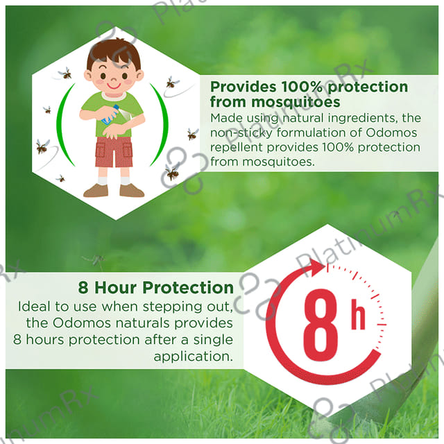 Odomos Naturals Mosquito Repellant Spray 100ml