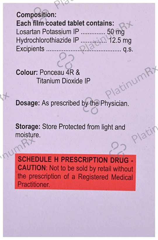 Losatec H 12.5/50mg Tablet 10s