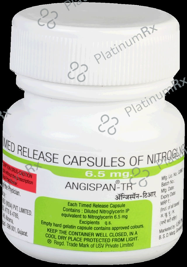 Angispan TR 6.5mg Capsule
