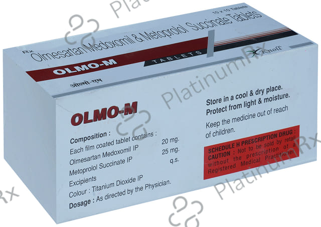 Olmo M 20/25mg Tablet 10s