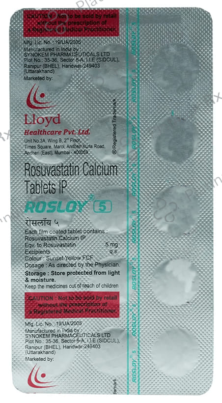 Rosloy 5mg Tablet 15s