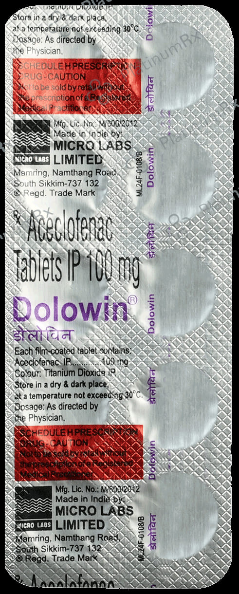 Dolowin 100mg Tablet 10s
