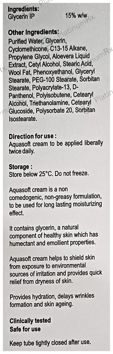 Aquasoft Cream 60gm