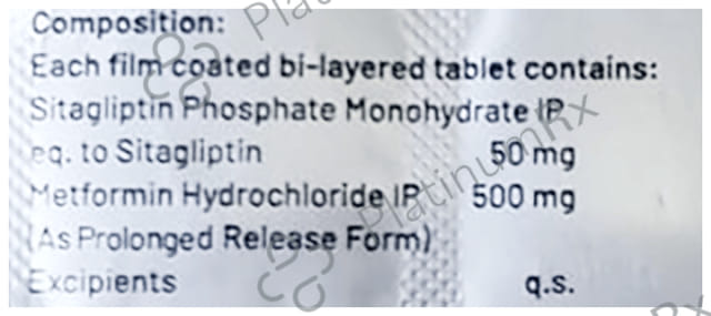 Sitapaz M 50/500mg Tablet 10s