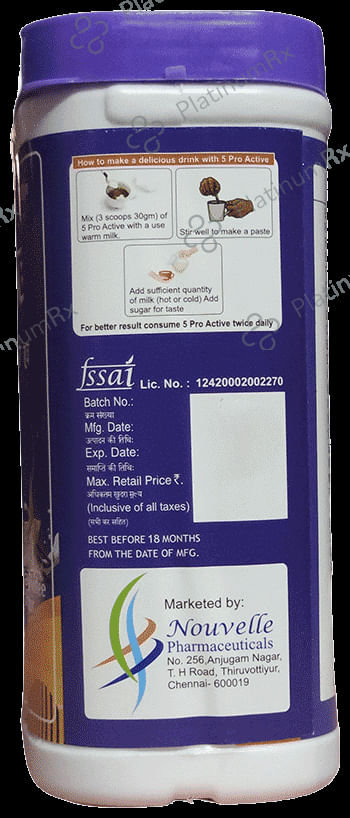 5 Pro Active Protein Powder Vanilla Toffee