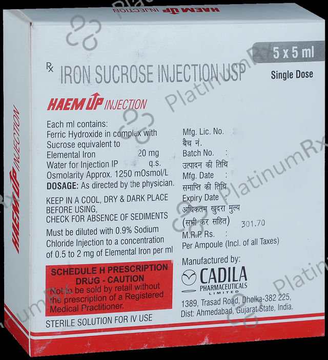 Haem UP 20mg Injection 5ml