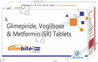 Glimbite MV2/500/0.2mg Tablet SR 10s