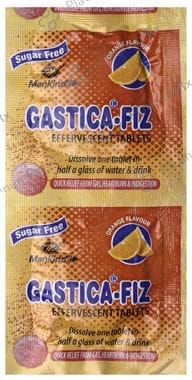 Gastica Fiz Effervescent Tablet Orange 6s