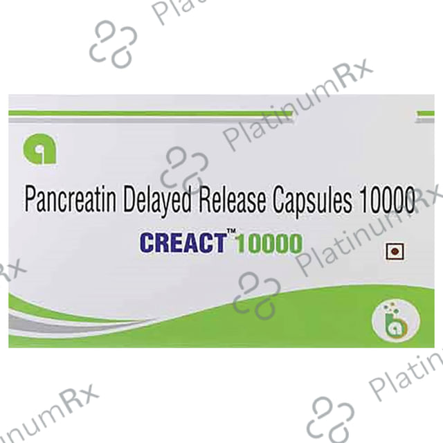 Creact 10000mg Capsule DR 10s