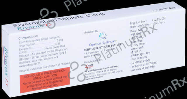 Rivarox 15 Tablet